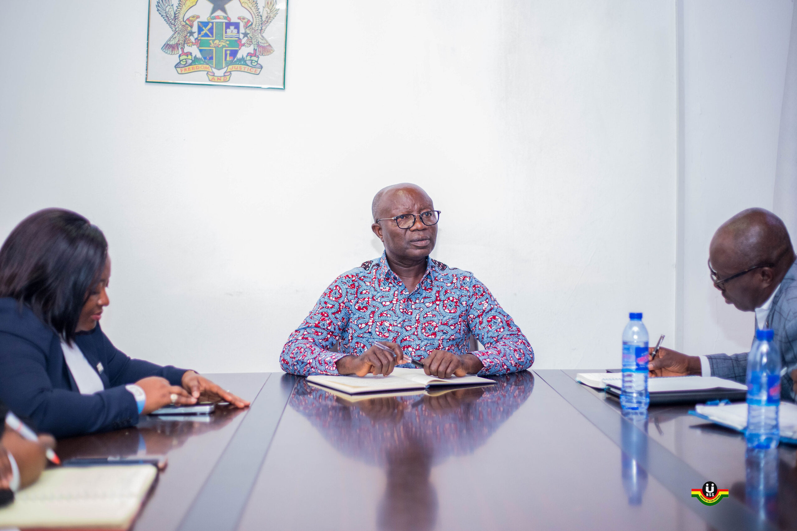 Ghana Institution of Surveyors Visit National Service Secretariat